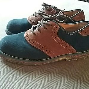 Florsheim kids boys 12 loafers suede leather